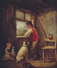 Peasant at a Window, Early 1790s. Creator: Morland, George (1736-1804).