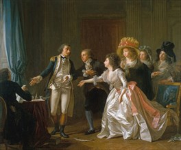 The interrupted Marriage Contract, c. 1789. Creator: Garnier, Michel (1753-1829).