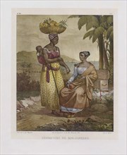 Black women from Rio de Janeiro. From "Malerische Reise in Brasilien", 1835. Creator: Rugendas, Johann Moritz (1802-1858).