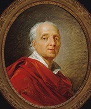 Portrait of Denis Diderot (1713-1784), 1784. Creator: Berthélemy, Jean-Simon (1743-1811).