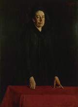 Portrait of Louise Michel (1830-1905), 1882. Creator: Tinayre, Louis (1861-1942).