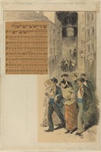 Les petits joyeux, 1891. Creator: Theophile Alexandre Steinlen.