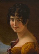 Portrait of Adèle Foucher (1803-1868), ca 1820. Creator: Duvidal de Montferrier, Julie (1797-1869).