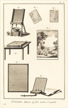 Gravure, Maniere de faire mordre à l'eau-forte: pl. V, 1771/1779. Creator: Antonio Baratta.