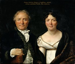 Portrait of Antoine und Angélique Mongez, 1812. Creator: David, Jacques Louis (1748-1825).