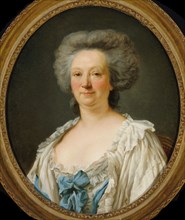 Portrait of Madame Geoffrin (1699-1777), 1787. Creator: Colson, Jean-François Gilles (1733-1803).
