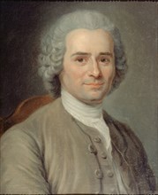 Portrait of Jean-Jacques Rousseau (1712-1778). Creator: La Tour, Maurice Quentin de (1704-1788).