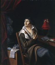 Portrait of Jean-Paul Marat (1743-1793), c. 1793. Creator: Anonymous.