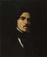 Portrait of Eugène Delacroix (1798-1863), c. 1840. Creator: Anonymous.