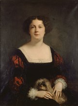 Portrait of Apollonie Sabatier (1822-1889), c. 1850. Creator: Ricard, Louis-Gustave (1823-1872).