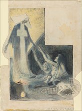 La mort des pauvres - Baudelaire, 1894. Creator: Theophile Alexandre Steinlen.