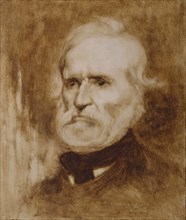 Portrait of Louis-Auguste Blanqui (1805-1881), c. 1880. Creator: Carrière, Eugène (1849-1906).