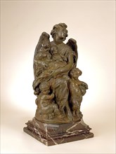 Guardian Angel: Study for Monument Commemorating Queen Victoria's Grandchildren, 1876-1878. Creator: Jules Dalou.