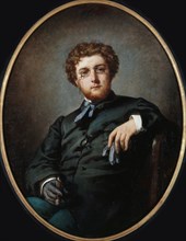 Portrait of the composer Georges Bizet (1838-1875), ca 1865. Creator: Giacomotti, Felix Henri (1828-1909).