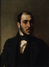 Portrait of the Architect Eugène Laval (1818-1896), ca 1860. Creator: Delacroix, Eugène (1798-1863).