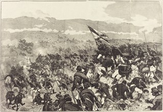 Bataille de Plevna. Le 30 Juillet, Attaque des Hauteurs..., 1883/1890. Creator: Daniel Urrabieta Vierge.