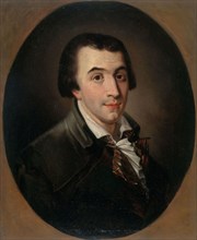 Portrait of Jacques-Pierre Brissot de Warville (1754-1793), c. 1790. Creator: Bonneville, François (active 1787-1802).