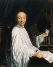 Portrait of the poet Jean-Baptiste de Santeuil (1630-1697), 1665-1670. Creator: Dumée, Toussain (1601-1656).