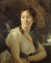 Portrait of Catherine Josephine Duchesnois (1777-1835), Early 19th cen. Creator: Gérard, François Pascal Simon (1770-1837).
