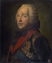 Portrait of Charles Louis Auguste Fouquet, duc de Belle-Isle (1684-1761). Creator: La Tour, Maurice Quentin de (1704-1788).