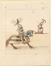 Freydal, The Book of Jousts and Tournament of Emperor Maximilian I: Combats..., Plate 111, c1515. Creator: Unknown.