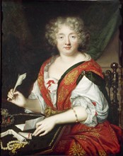 Portrait of Marie de Rabutin-Chantal, Marquise de Sévigné (1626-1696) , c. 1680. Creator: Anonymous.