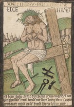 Album with Twelve Engravings of The Passion, a Woodcut of Christ as the Man o..., late 15th century. Creator: Israhel van Meckenem.