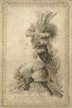 Portrait of Marie Antoinette (1755-1793), Archduchess of Austria and Queen..., 1787. Creator: Bernard, Jean-Joseph (1740-1809).