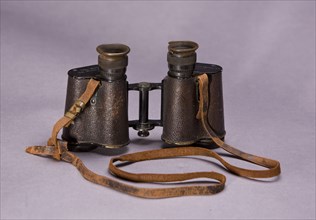 Binoculars used by Peter L. Robinson, Sr. during World War I, ca. 1917. Creator: Unknown.