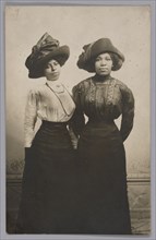 Photographic postcard of Harriet Tubman's great nieces, Eva and Alida Stewart, ca. 1910-1914. Creator: Unknown.