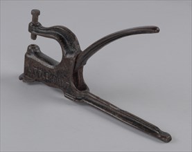 Metal leatherworking riveter by Little Giant, ca. 1850-1900. Creator: Wells Brothers & Co.