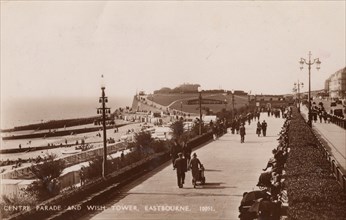Centre Parade and Wish Tower, Eastbourne, 1935. Creator: Unknown.