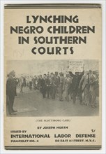 Lynching Negro Children in Southern Courts, 1931. Creator: Unknown.