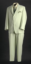 Suit, shirt, and handkerchief worn by Ira Tucker Sr., late 20th century. Creators: San Carlo, John Forsyth Shirt Co. Ltd..