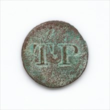 Identification button used by Thomas Porter II, ca. 1820. Creator: Unknown.