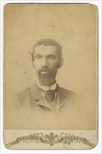 Photograph of a man with a beard, late 19th century. Creator: Louis Janousek.