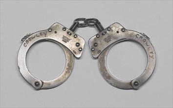 Handcuffs used in the arrest of Henry Louis Gates, Jr., 2000s. Creator: Unknown.