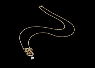 Necklace worn by Jessie Greer, gifted to her by George J. Jones, ca. 1919. Creator: Unknown.