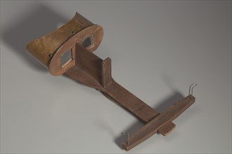 Wooden stereoscope, 1890s. Creator: Unknown.