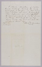 Manumission paper for Matilda and Cassandra Derickson, 1849. Creator: Unknown.