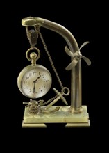 Nautical clock gifted from Pres. Theodore Roosevelt to William L. Houston, 1905-1919. Creator: Unknown.
