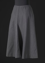 Grey wool skirt designed by Arthur McGee, mid 20th-late 20th century. Creator: Arthur McGee.