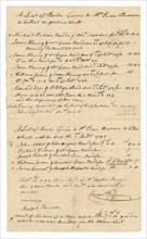 List of bonds for the hire of enslaved persons given to Evan Brown to collect, 1794 - 1795    . Creator: Unknown.