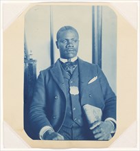 Cyanotype of a porter from the Hotel Palomares, 1885-1899. Creator: Unknown.