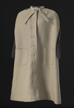 Cream wool cape designed by Arthur McGee, mid 20th-late 20th century. Creator: Arthur McGee.