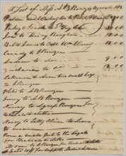 List of enslaved persons hired out by AB Rouzee for the year 1813, 1813. Creator: Unknown.