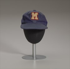 Baseball cap from the Memphis Red Sox, ca. 1945. Creator: Unknown.