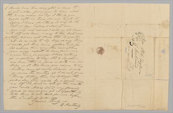 Letter to M. C. Taylor from T. Heatherly regarding the slave trade, December 28, 1840. Creator: T. Heatherly.