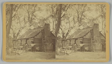 Plantation Scene; Folks All Home, 1865-1874. Creator: J. N. Wilson.