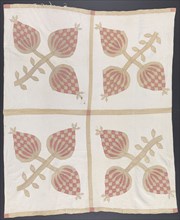 Pineapple quilt gifted to Lucy Hardiman Roundtree from Lydia Hardiman, 1885. Creator: Lydia Hardiman.